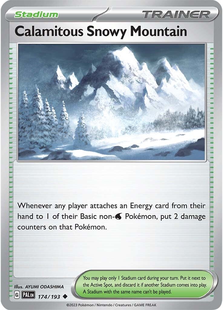 Calamitous Snowy Mountain (174/193) [Scarlet & Violet: Paldea Evolved] | Exor Games Dartmouth