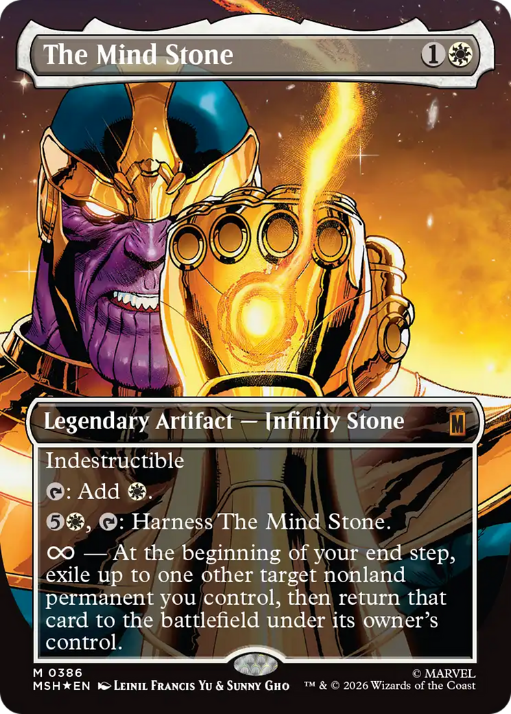 The Mind Stone (Borderless) [Marvel Super Heroes] | Exor Games Dartmouth