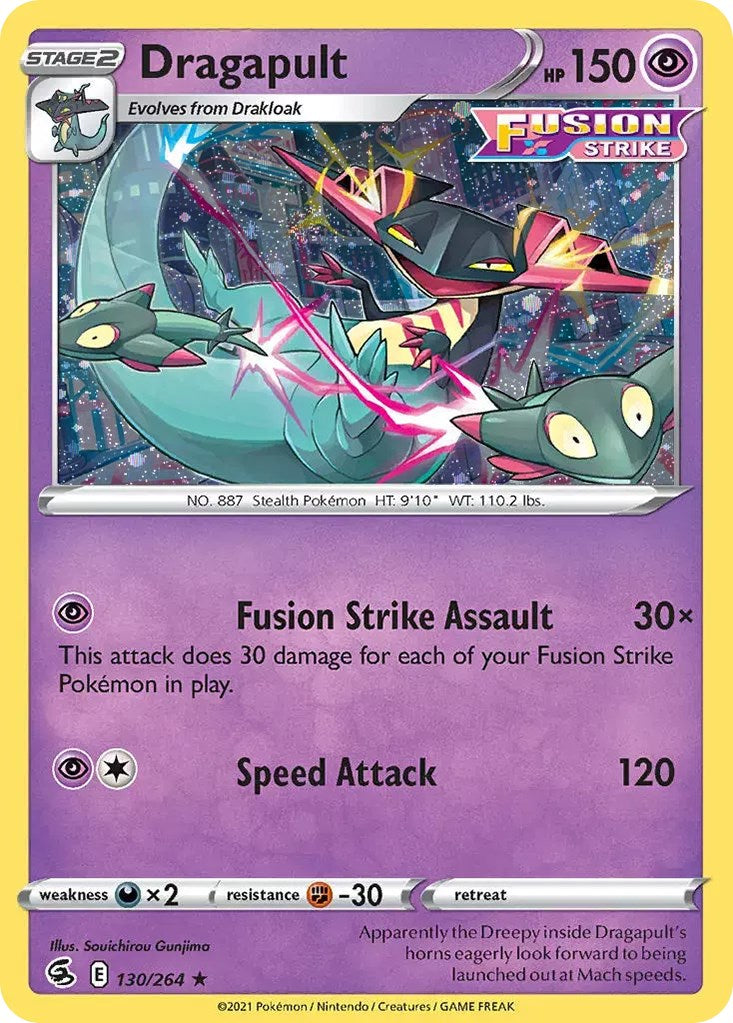 Dragapult (130/264) (Cosmos Holo) [Sword & Shield: Fusion Strike] | Exor Games Dartmouth