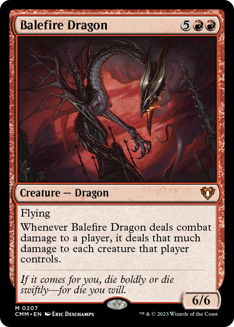 Balefire Dragon [Commander Masters] | Exor Games Dartmouth