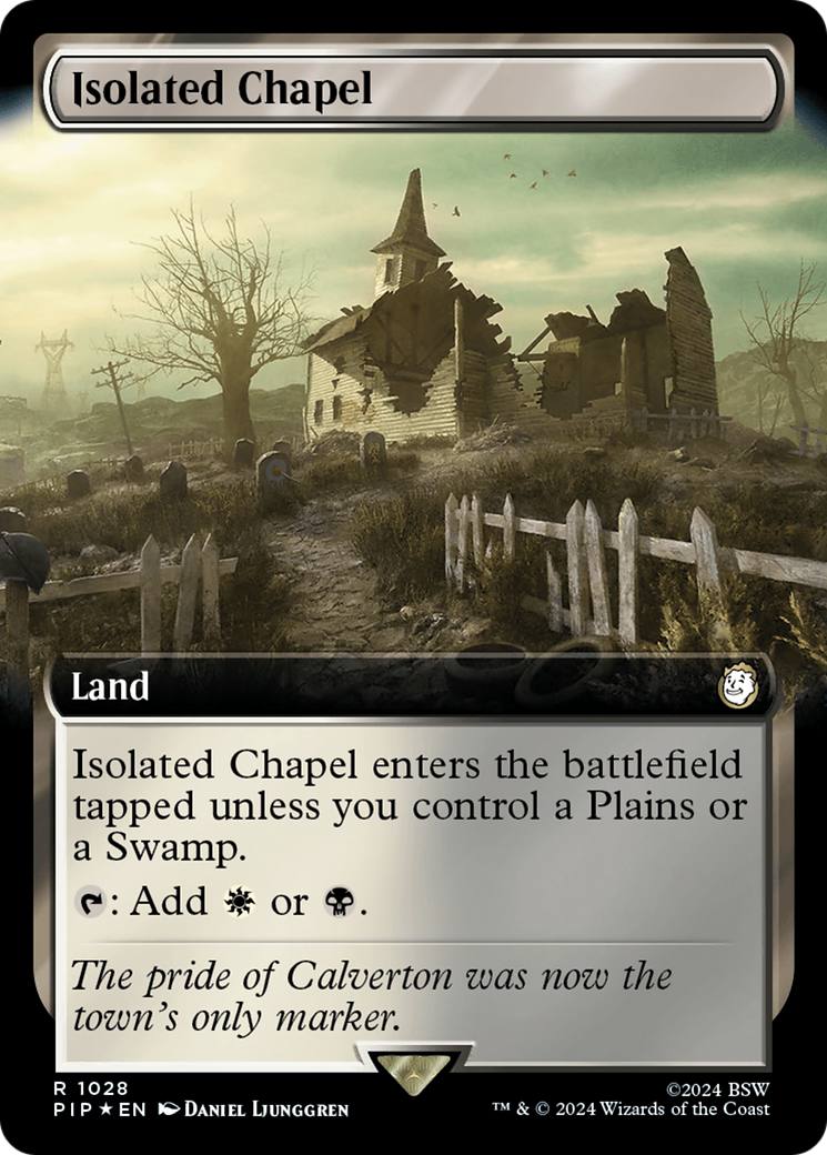 Isolated Chapel (Extended Art) (Surge Foil) [Fallout] | Exor Games Dartmouth