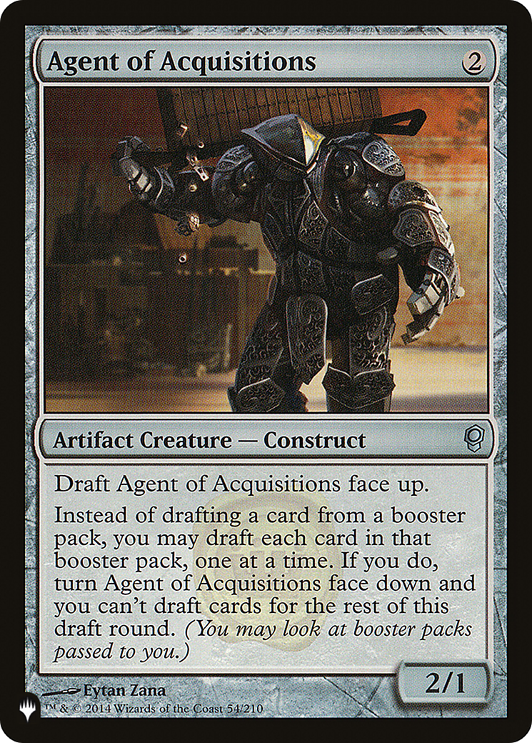 Agent of Acquisitions [The List Reprints] | Exor Games Dartmouth