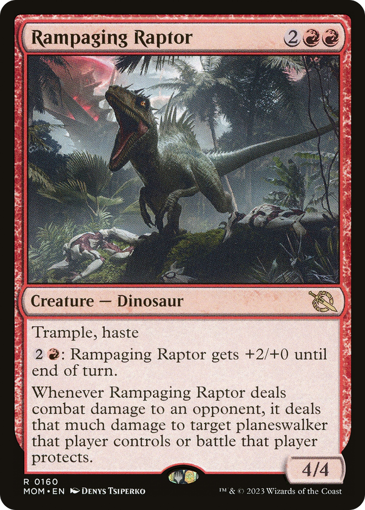 Rampaging Raptor [March of the Machine] | Exor Games Dartmouth