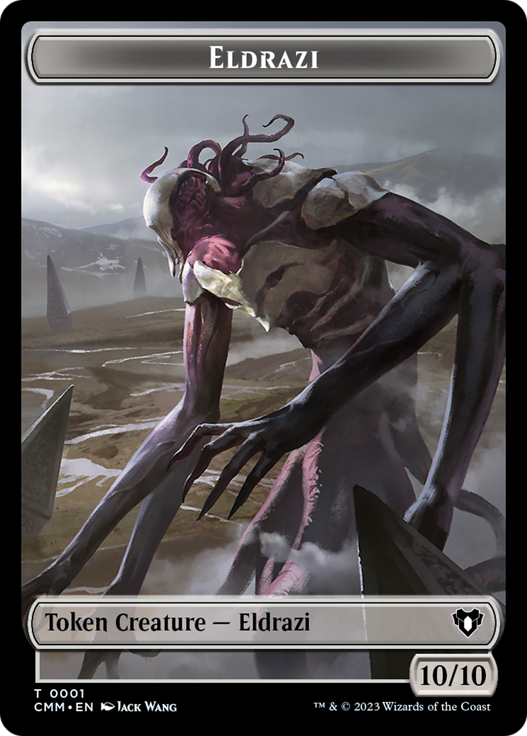 Eldrazi // Phyrexian Germ Double-Sided Token [Commander Masters Tokens] | Exor Games Dartmouth