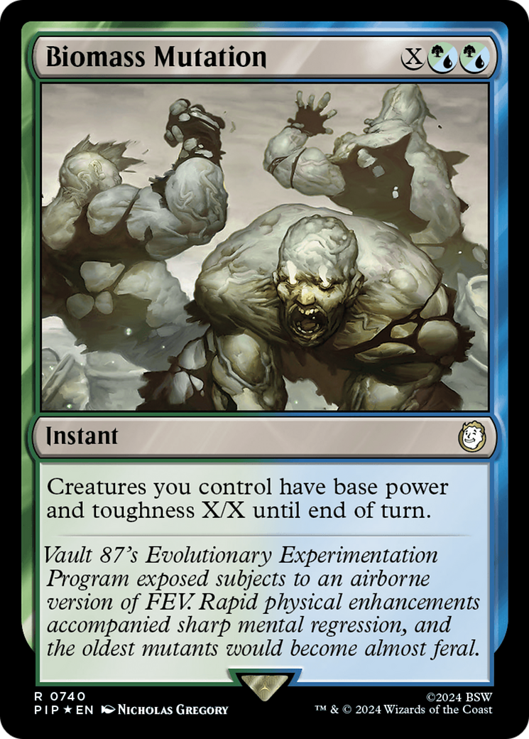 Biomass Mutation (Surge Foil) [Fallout] | Exor Games Dartmouth