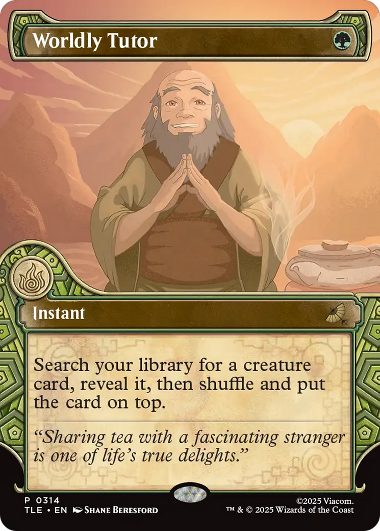 Worldly Tutor (Showcase) [Avatar: The Last Airbender: Eternal-Legal] | Exor Games Dartmouth