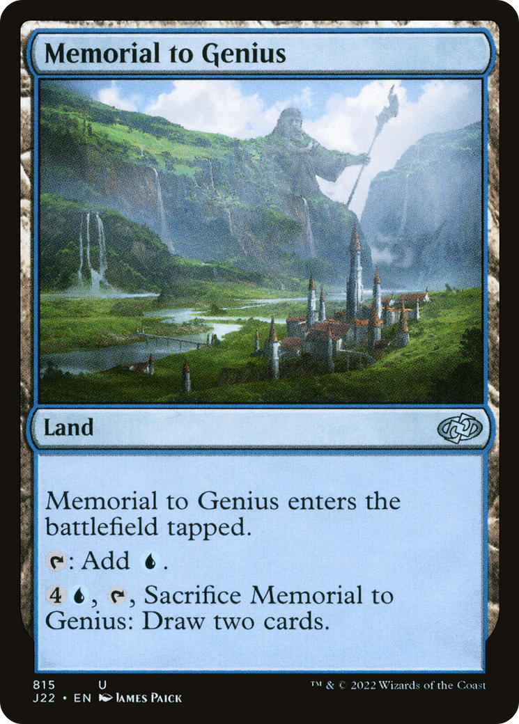 Memorial to Genius [Jumpstart 2022] | Exor Games Dartmouth
