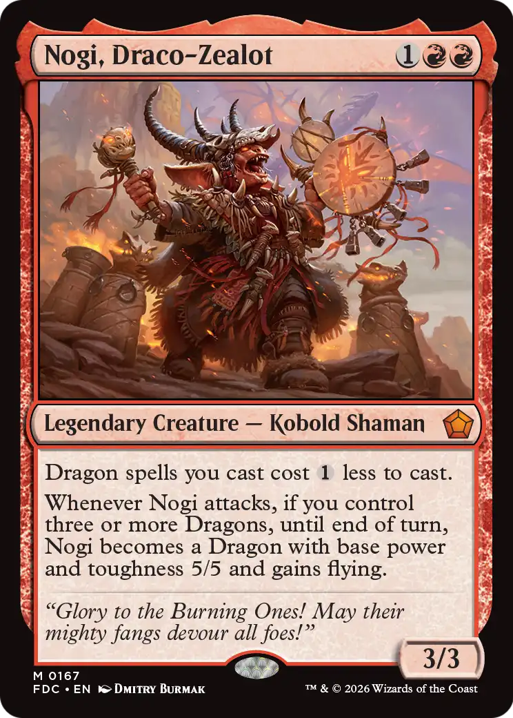 Nogi, Draco-Zealot [Foundations Commander] | Exor Games Dartmouth