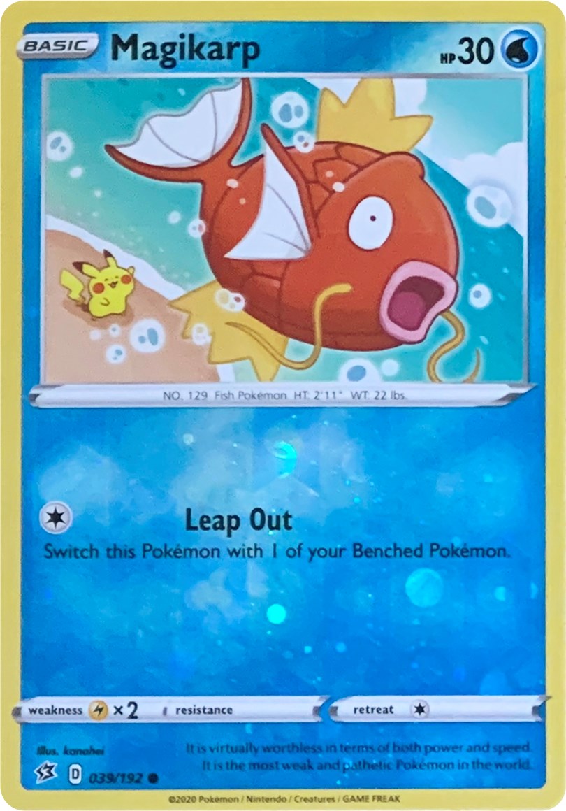 Magikarp (039/192) (Reverse Cosmos Holo) [Sword & Shield: Rebel Clash] | Exor Games Dartmouth