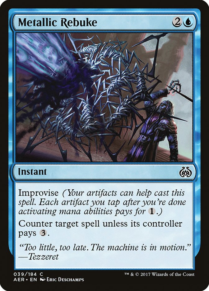 Metallic Rebuke [Aether Revolt] | Exor Games Dartmouth