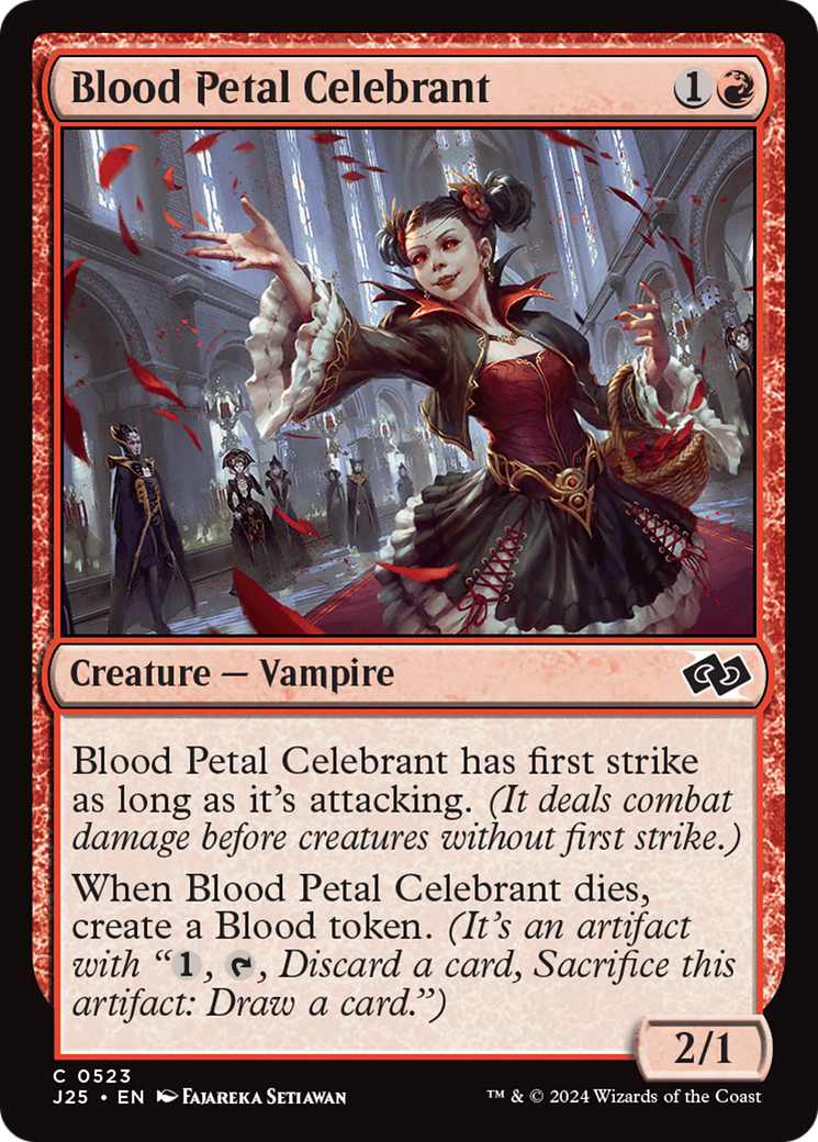 Blood Petal Celebrant [Foundations Jumpstart] | Exor Games Dartmouth