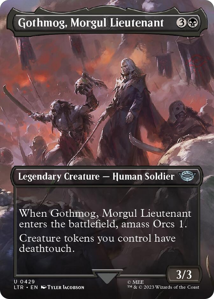 Gothmog, Morgul Lieutenant (Borderless Alternate Art) [The Lord of the Rings: Tales of Middle-Earth] | Exor Games Dartmouth