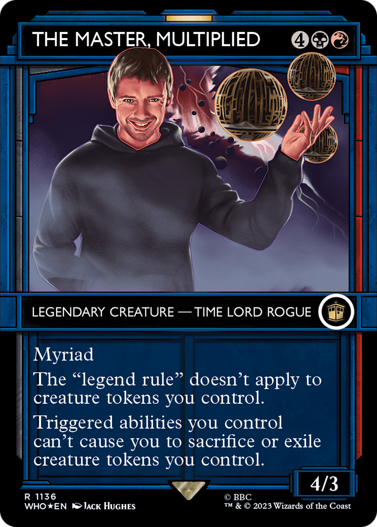 The Master, Multiplied (Showcase) (Surge Foil) [Doctor Who] | Exor Games Dartmouth