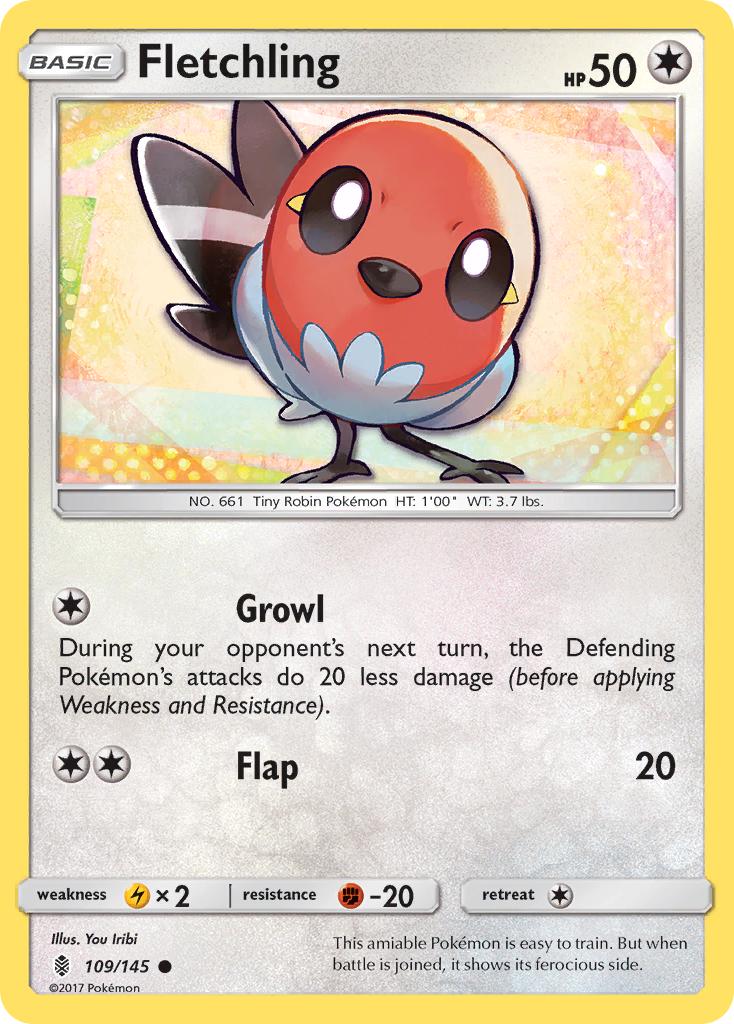 Fletchling (109/145) [Sun & Moon: Guardians Rising] | Exor Games Dartmouth