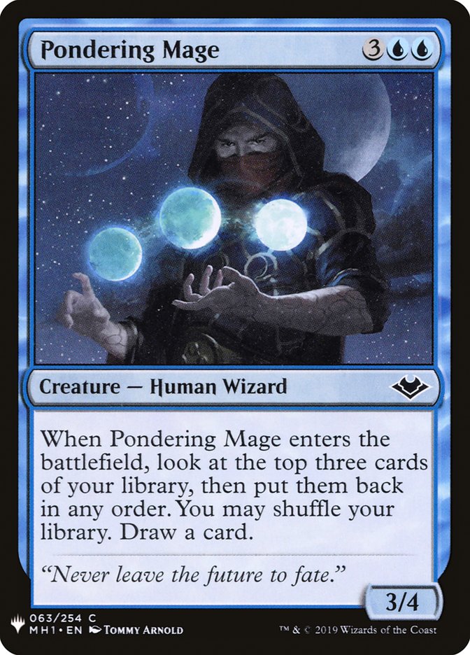 Pondering Mage [Mystery Booster] | Exor Games Dartmouth