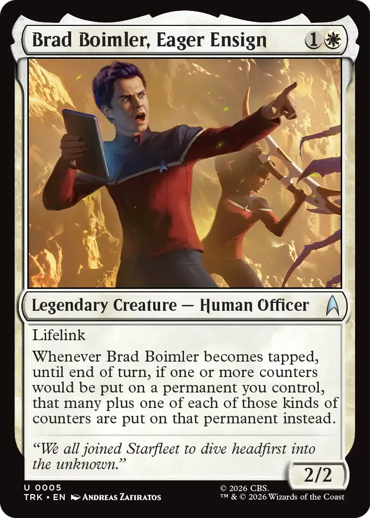 Brad Boimler, Eager Ensign [Star Trek] | Exor Games Dartmouth
