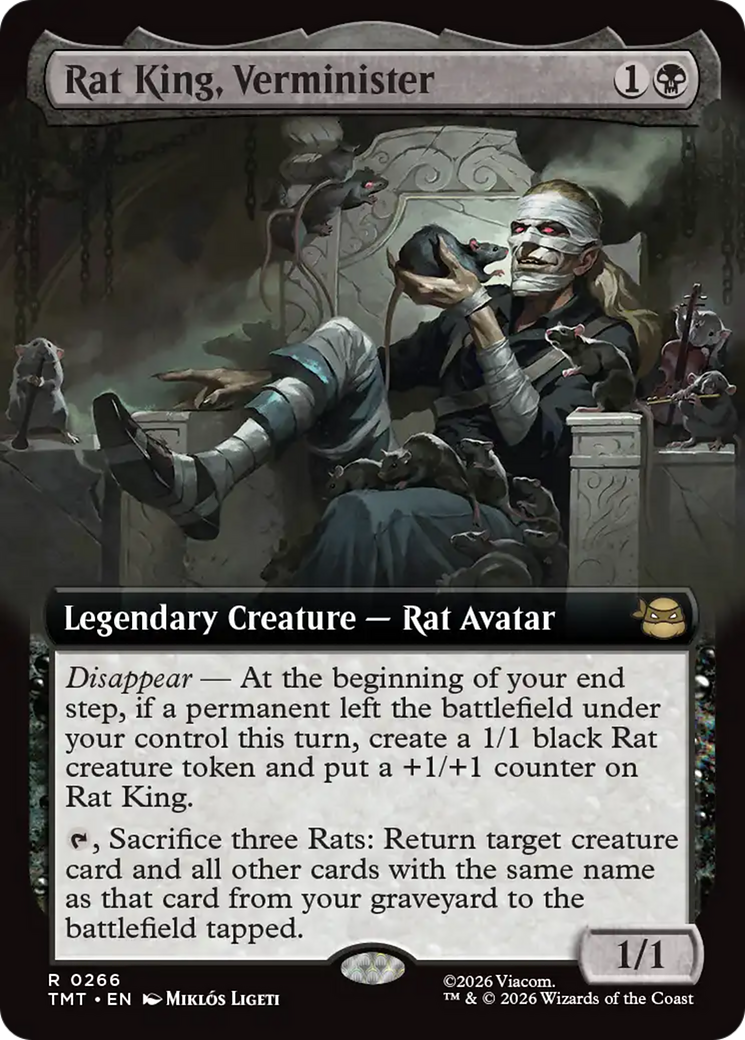 Rat King, Verminister (Extended Art) [Teenage Mutant Ninja Turtles] | Exor Games Dartmouth
