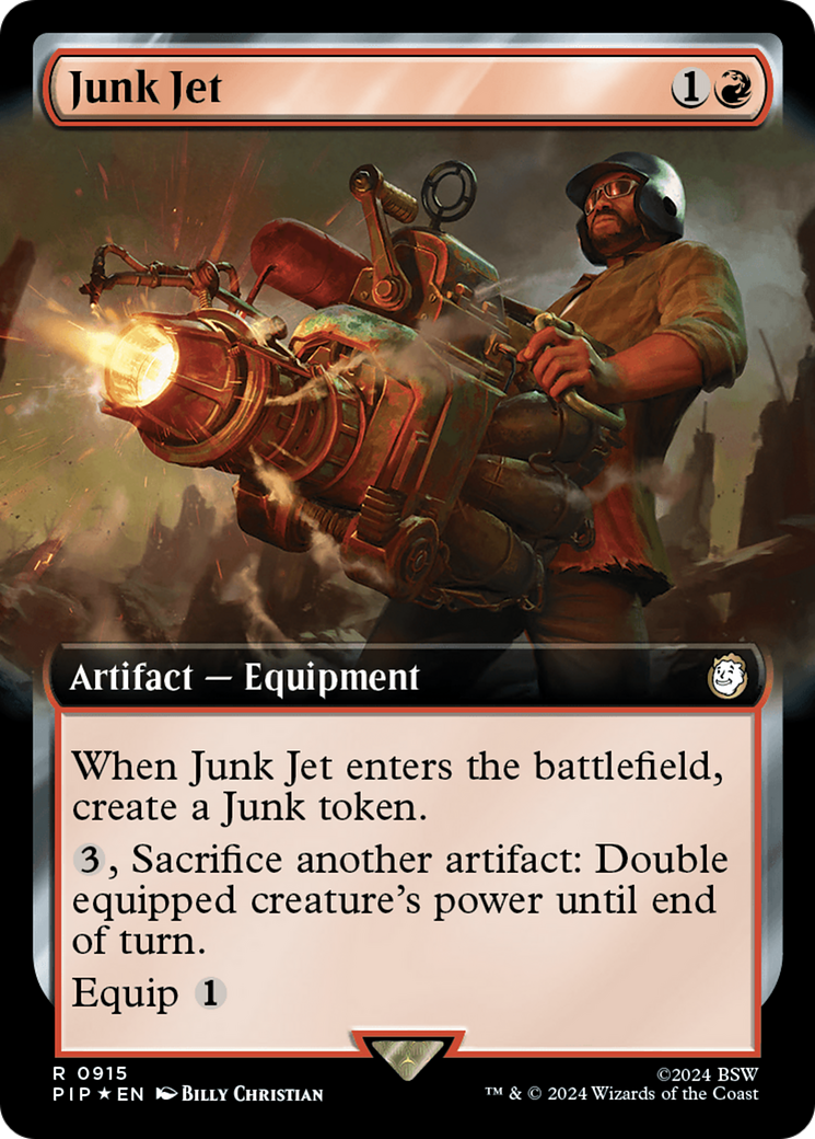 Junk Jet (Extended Art) (Surge Foil) [Fallout] | Exor Games Dartmouth