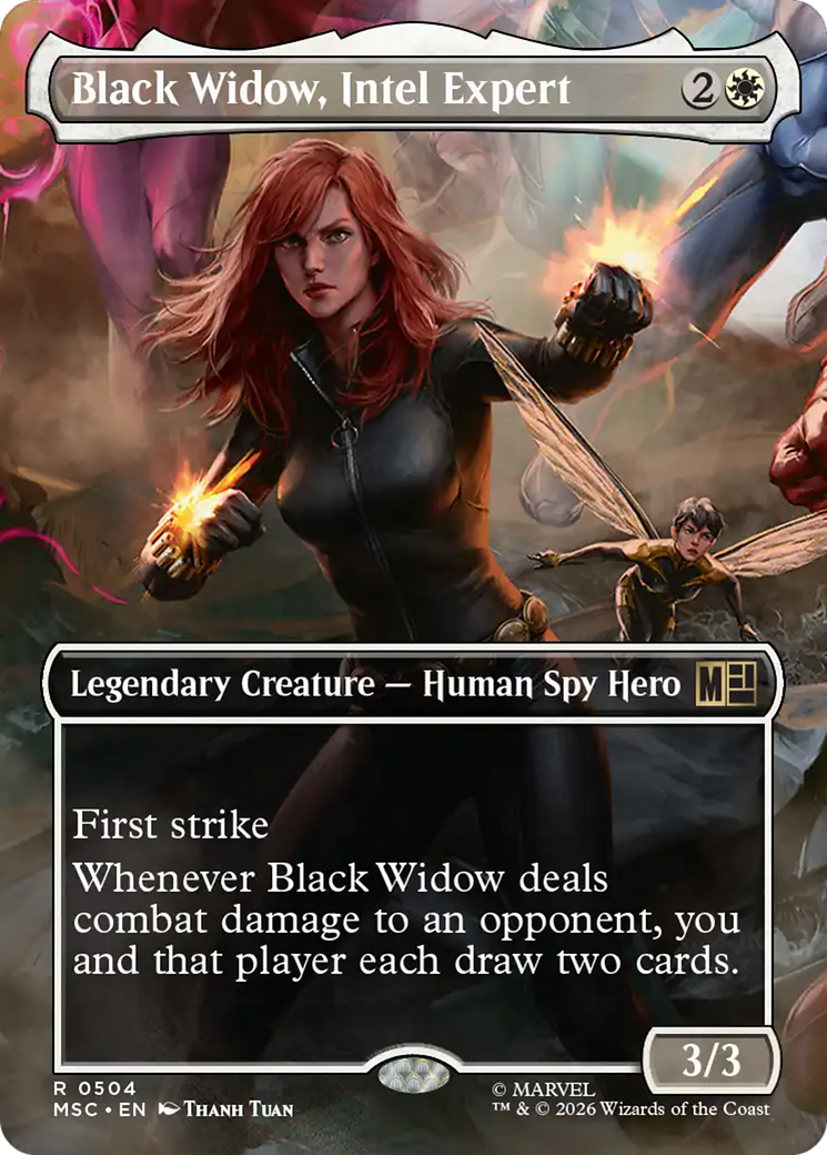 Black Widow, Intel Expert (Borderless) [Marvel Super Heroes Commander] | Exor Games Dartmouth