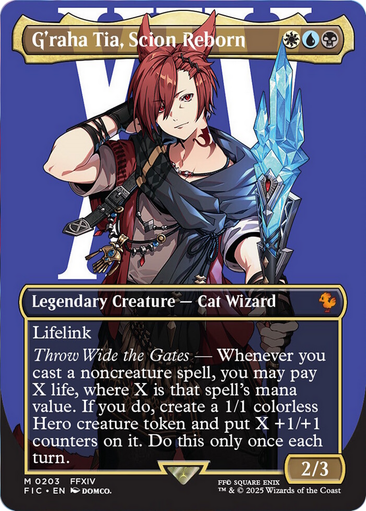 G'raha Tia, Scion Reborn (Borderless) [FINAL FANTASY Commander] | Exor Games Dartmouth