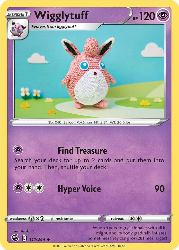 Wigglytuff (111/264) [Sword & Shield: Fusion Strike] | Exor Games Dartmouth