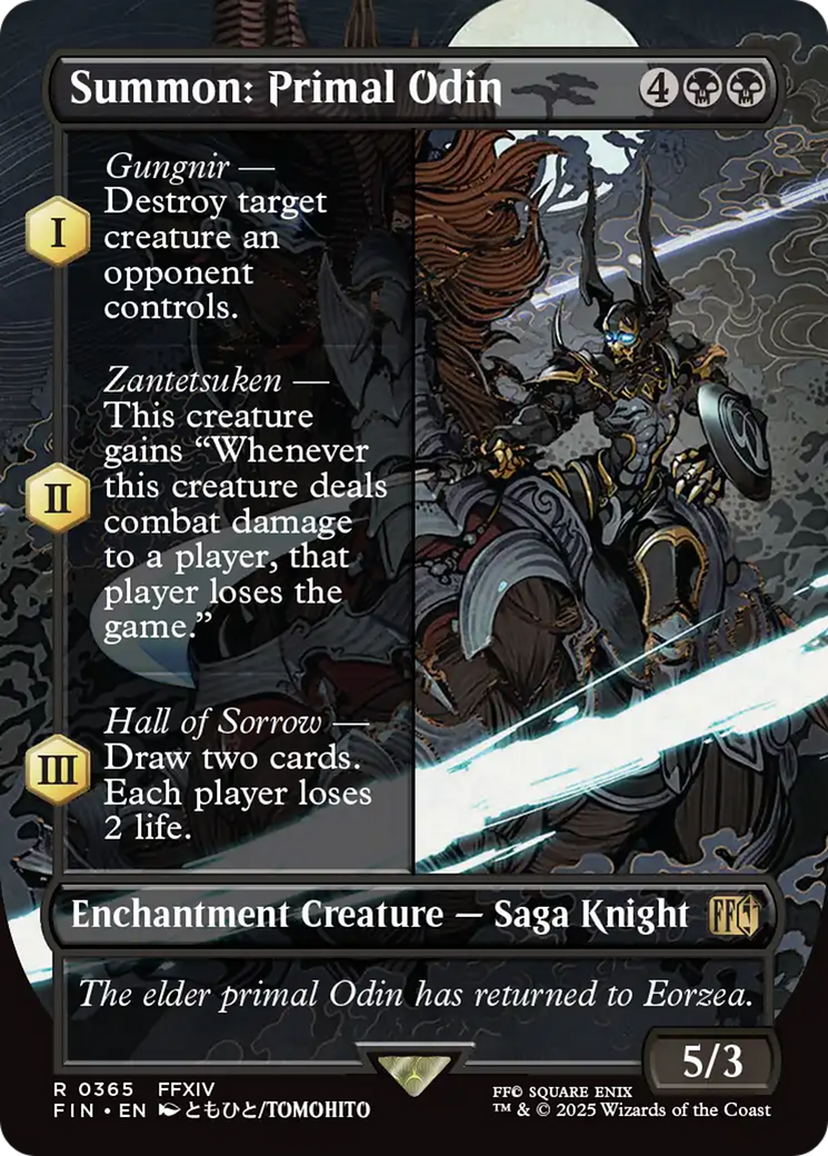 Summon: Primal Odin (Borderless) [FINAL FANTASY] | Exor Games Dartmouth