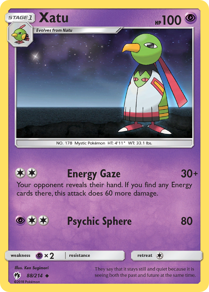 Xatu (88/214) [Sun & Moon: Lost Thunder] | Exor Games Dartmouth