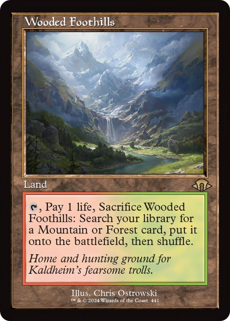 Wooded Foothills (Retro) [Modern Horizons 3] | Exor Games Dartmouth