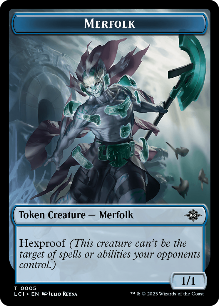 Merfolk Token [The Lost Caverns of Ixalan Tokens] | Exor Games Dartmouth