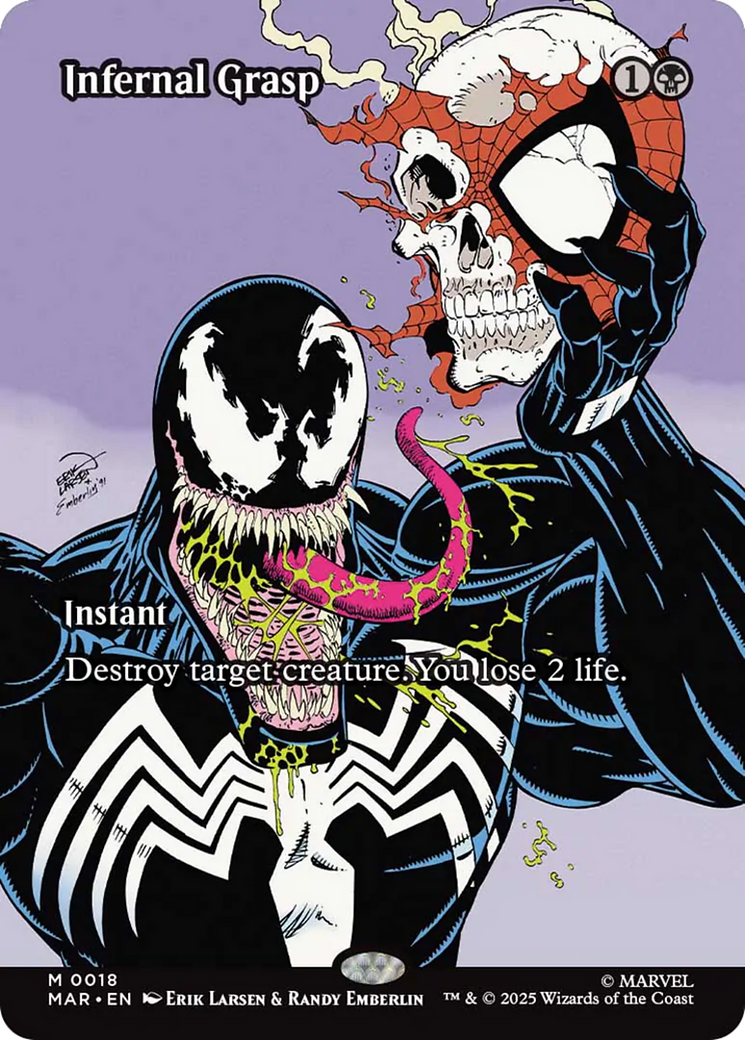 Infernal Grasp (Borderless) [Marvel's Spider-Man: Eternal-Legal] | Exor Games Dartmouth