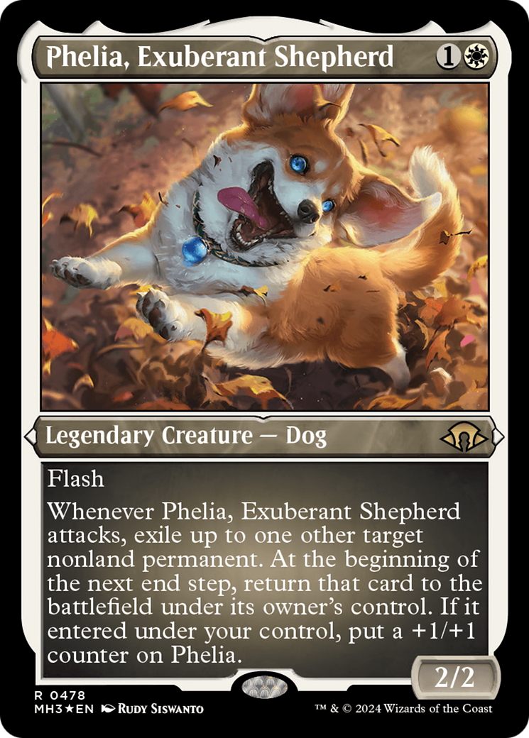 Phelia, Exuberant Shepherd (Foil Etched) [Modern Horizons 3] | Exor Games Dartmouth