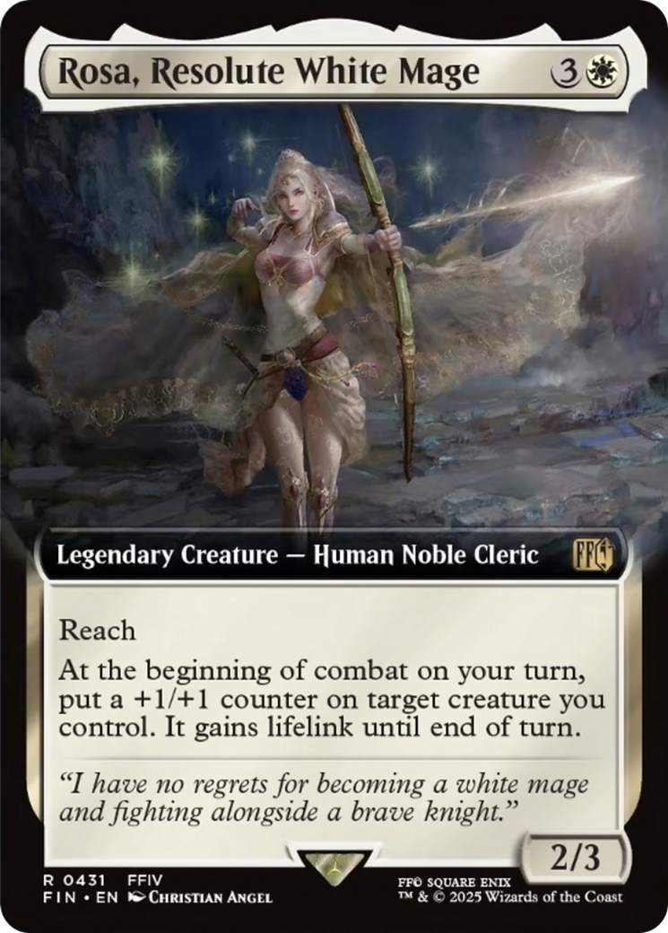 Rosa, Resolute White Mage (Extended Art) [FINAL FANTASY] | Exor Games Dartmouth