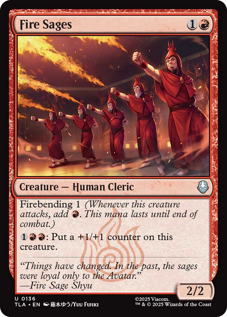 Fire Sages [Avatar: The Last Airbender] | Exor Games Dartmouth