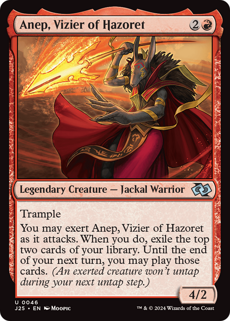 Anep, Vizier of Hazoret (Anime) [Foundations Jumpstart] | Exor Games Dartmouth