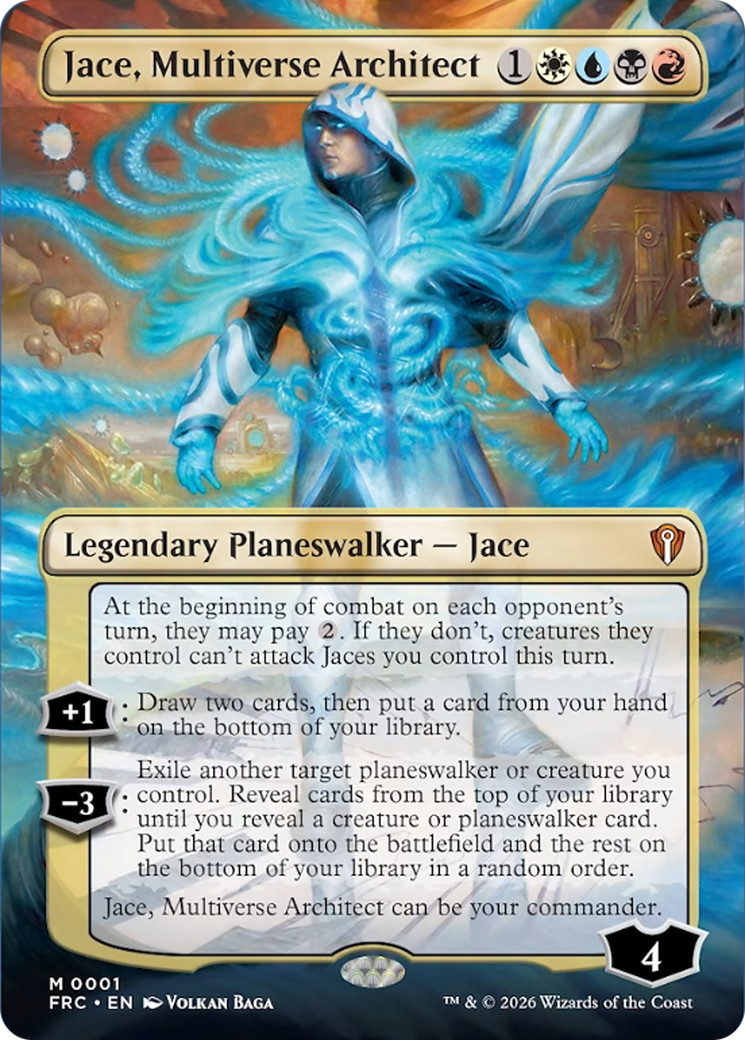 Jace, Multiverse Architect (Borderless) [Reality Fracture Commander] | Exor Games Dartmouth