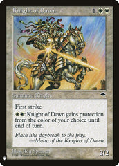 Knight of Dawn [Mystery Booster] | Exor Games Dartmouth