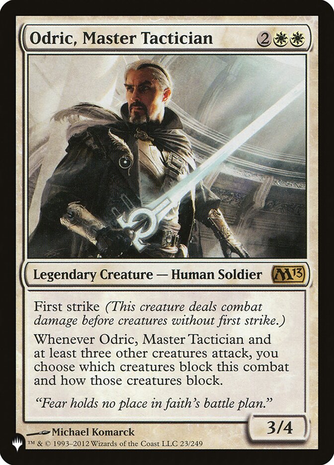 Odric, Master Tactician [The List] | Exor Games Dartmouth