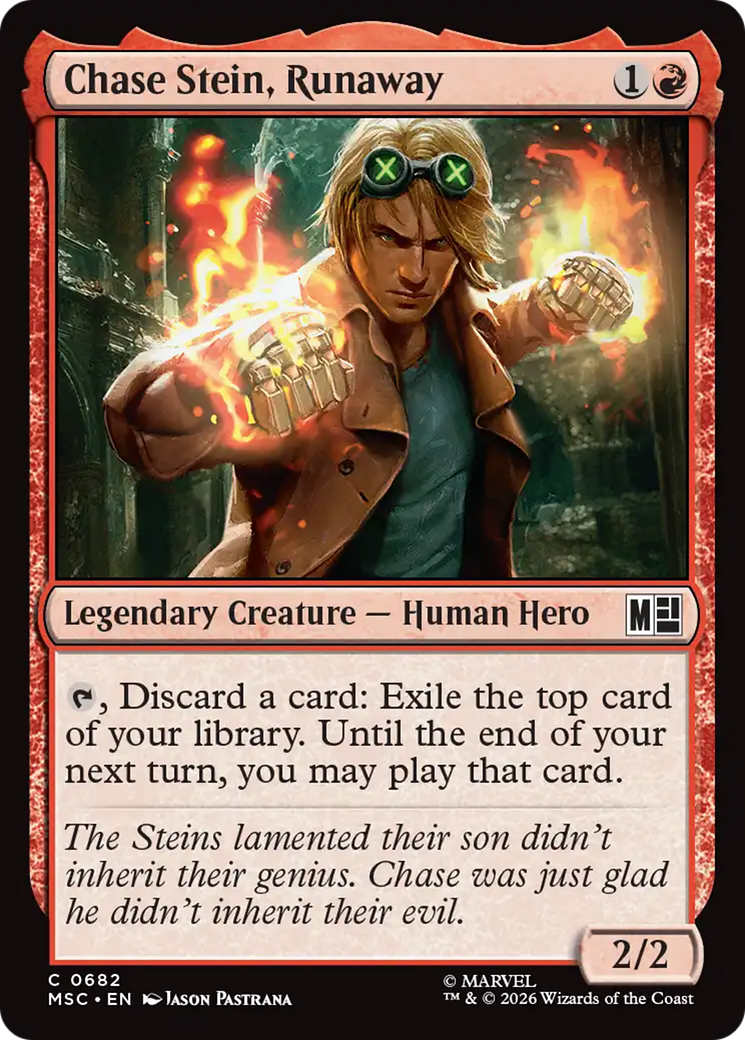 Chase Stein, Runaway [Marvel Super Heroes Commander] | Exor Games Dartmouth