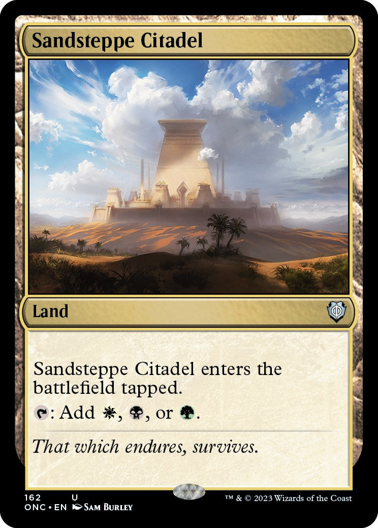 Sandsteppe Citadel [Phyrexia: All Will Be One Commander] | Exor Games Dartmouth