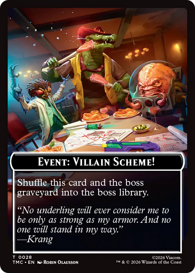Event: Villain Scheme! [Teenage Mutant Ninja Turtles Commander Tokens] | Exor Games Dartmouth