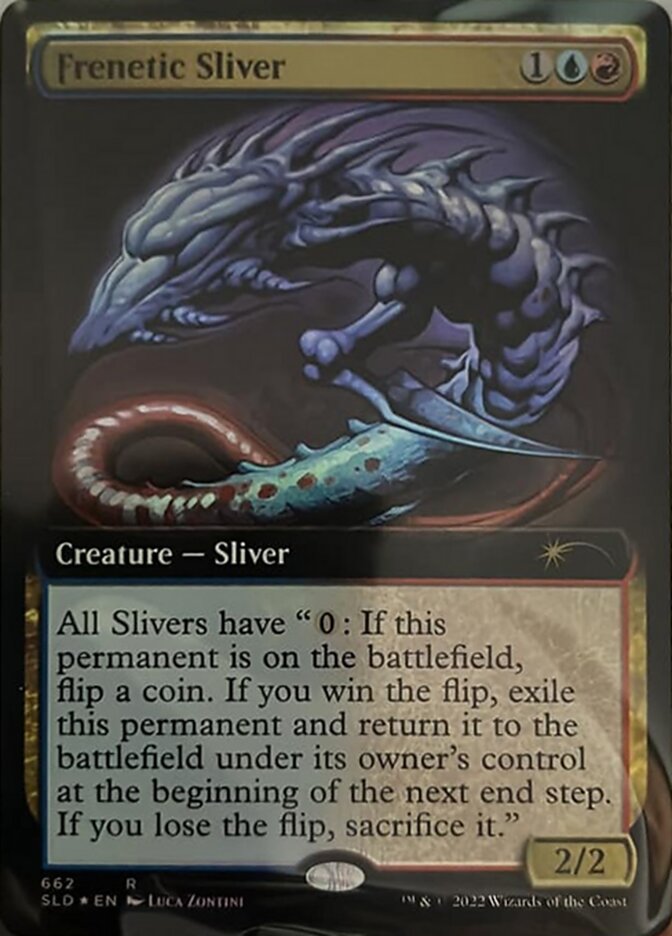 Frenetic Sliver (Extended Art) [Secret Lair Drop Promos] | Exor Games Dartmouth