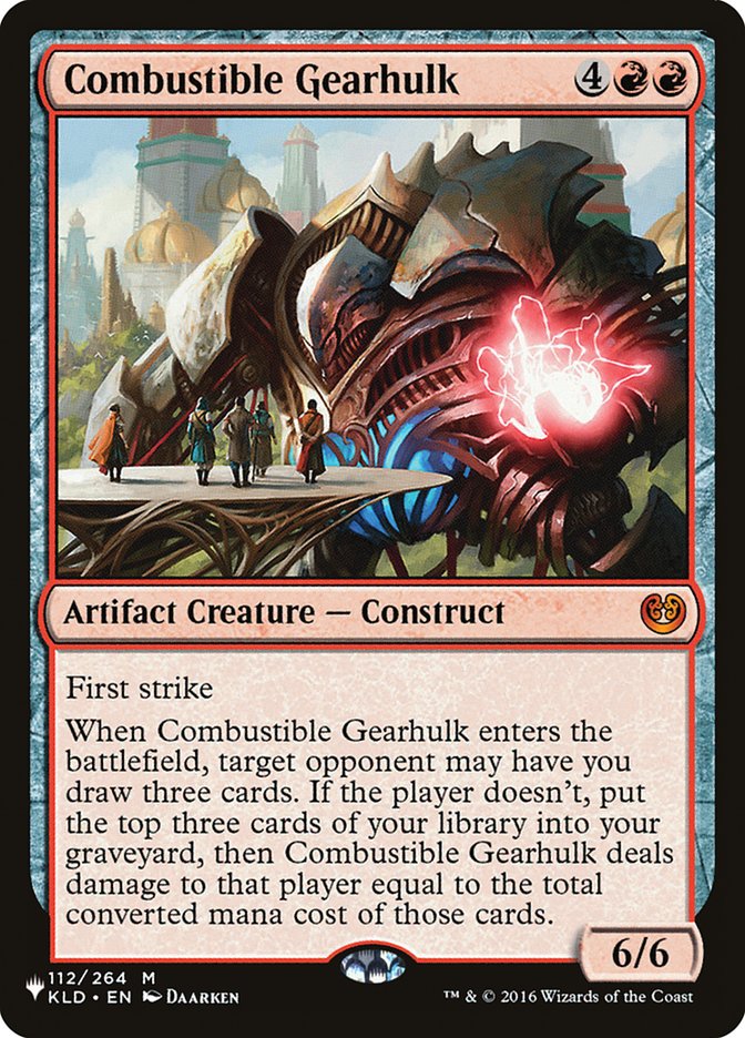 Combustible Gearhulk [The List] | Exor Games Dartmouth