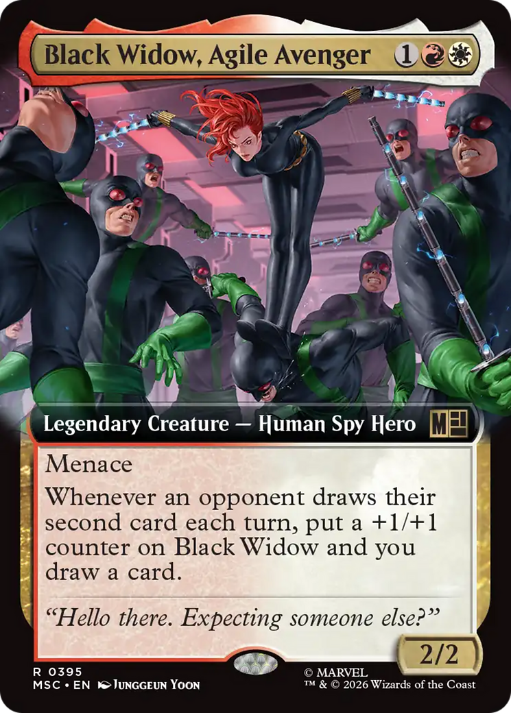 Black Widow, Agile Avenger (Extended Art) [Marvel Super Heroes Commander] | Exor Games Dartmouth