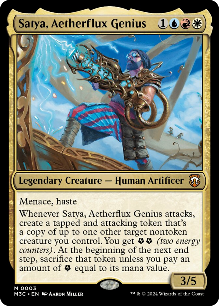 Satya, Aetherflux Genius [Modern Horizons 3 Commander] | Exor Games Dartmouth