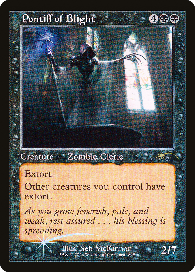 Pontiff of Blight (Retro Frame) [Secret Lair Drop Series] | Exor Games Dartmouth