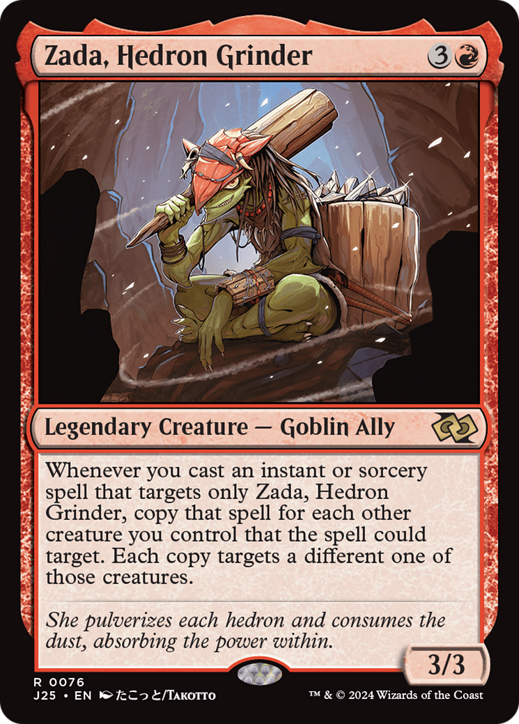 Zada, Hedron Grinder (Anime) [Foundations Jumpstart] | Exor Games Dartmouth