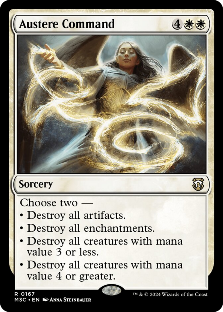 Austere Command (Ripple Foil) [Modern Horizons 3 Commander] | Exor Games Dartmouth