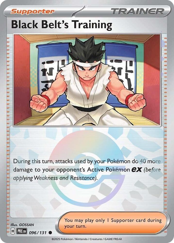 Black Belt's Training (096/131) (Poke Ball Pattern) [Scarlet & Violet: Prismatic Evolutions] | Exor Games Dartmouth