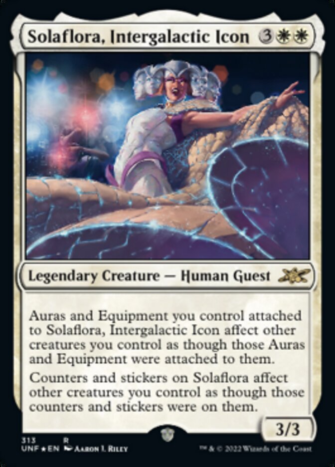 Solaflora, Intergalactic Icon (Galaxy Foil) [Unfinity] | Exor Games Dartmouth