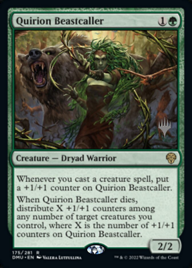 Quirion Beastcaller (Promo Pack) [Dominaria United Promos] | Exor Games Dartmouth